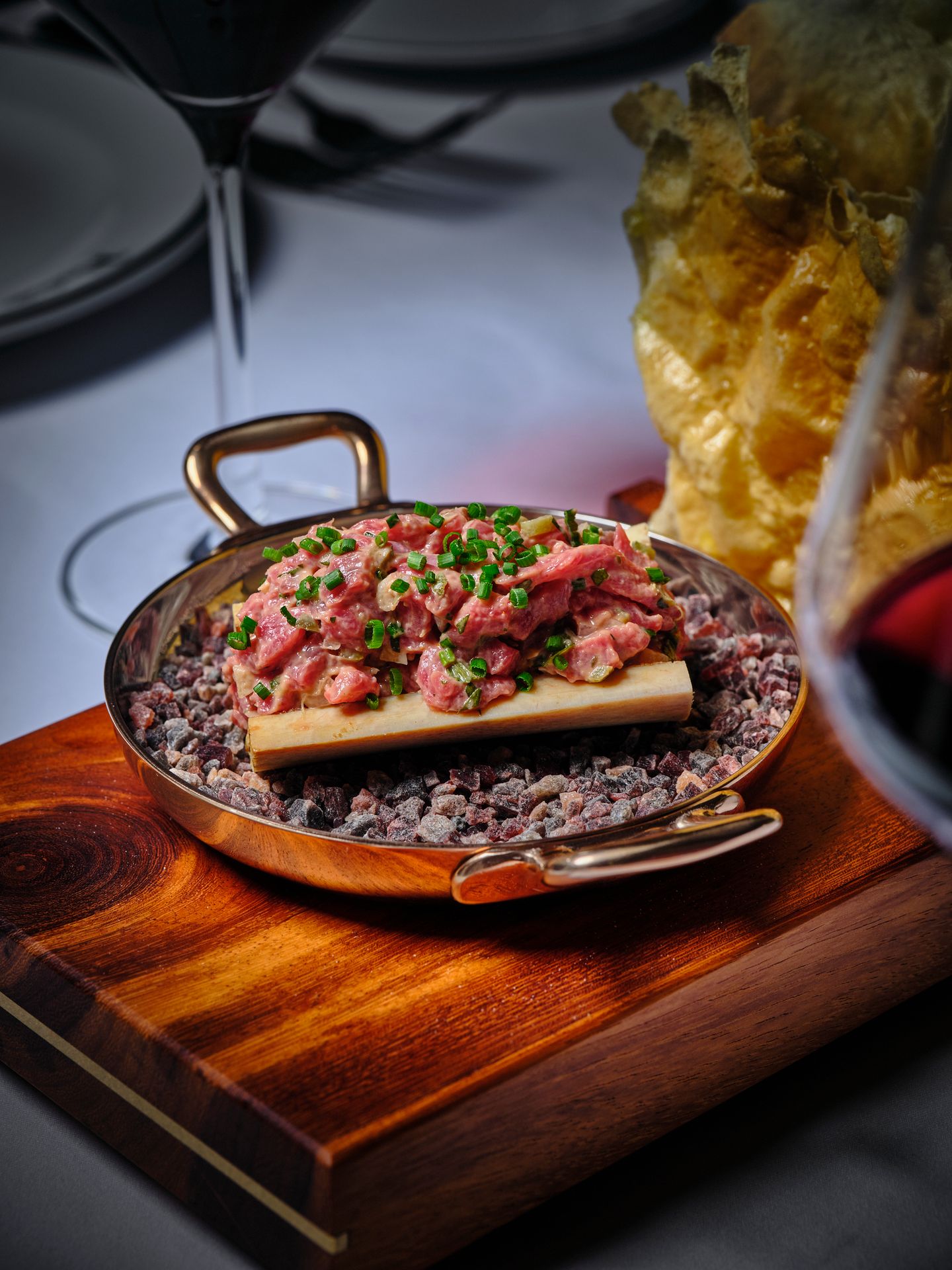 Snake river farms beef tartare
